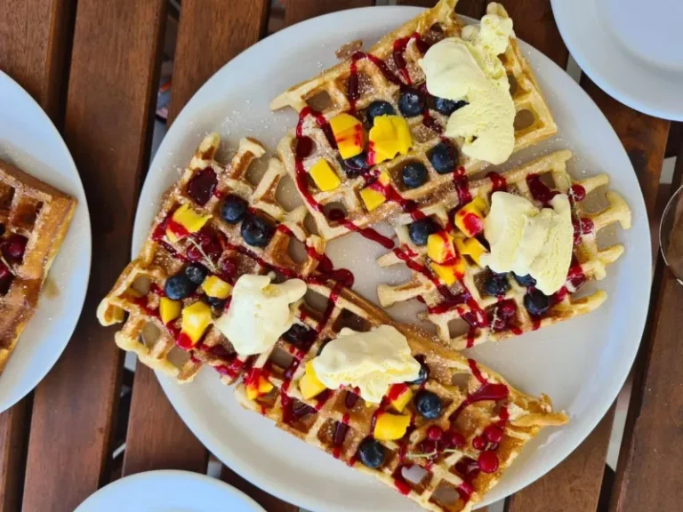 Villa Miri Privlaka Services Dinner in Dalmatia Waffle
