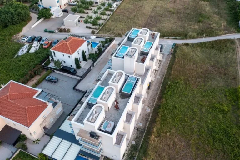Villa Miri Privlaka Villa Miri R2 Bird View on Villa Miri 2 Complex
