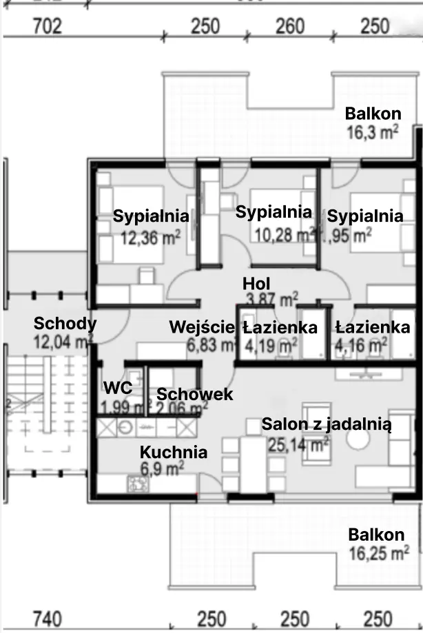 Villa-Miri-Privlaka-Buy-Villa-Pl-S6-First-Floor-Drawing